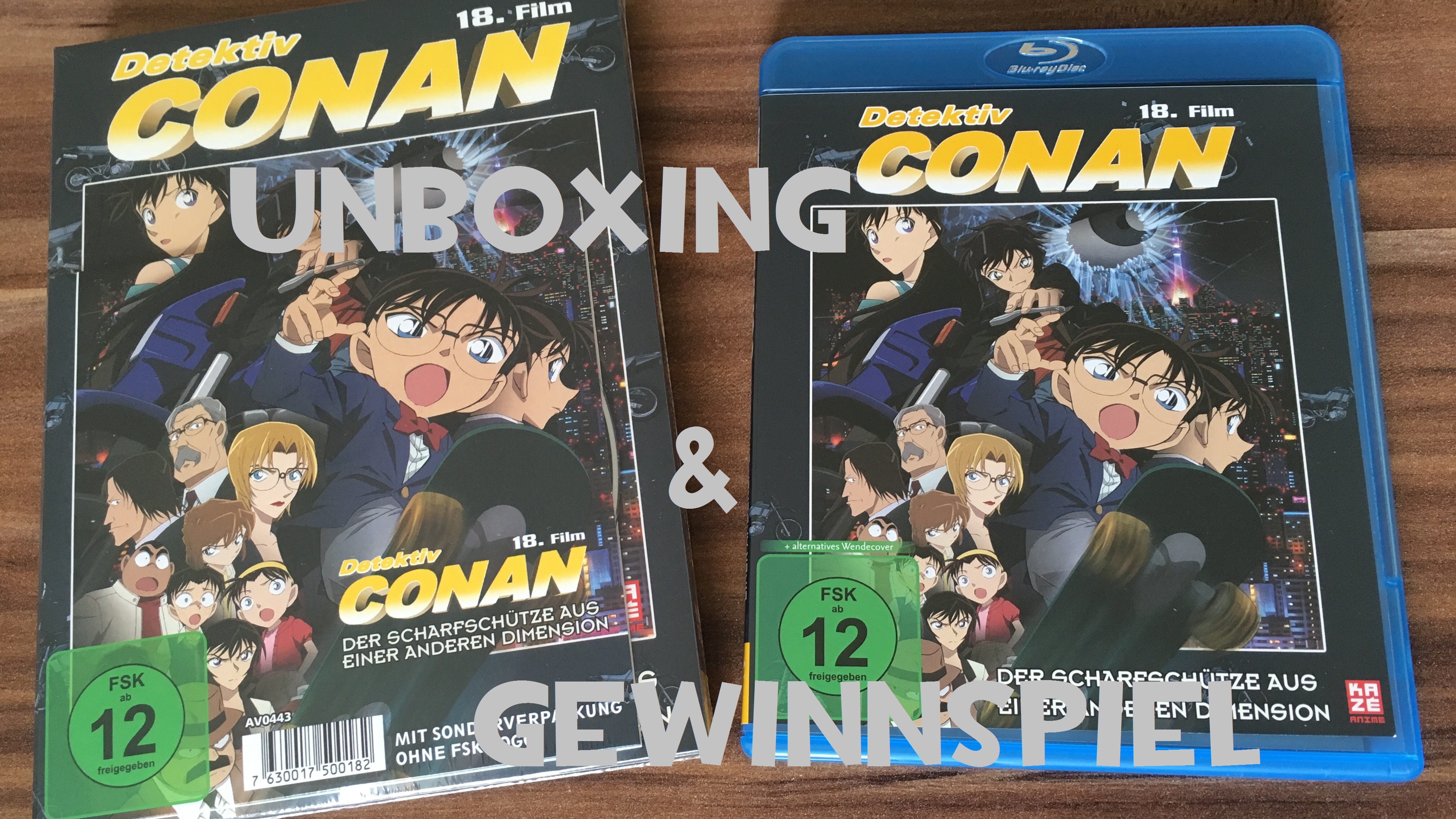 Detektiv Conan 18 Film Unboxing Gewinnspiel