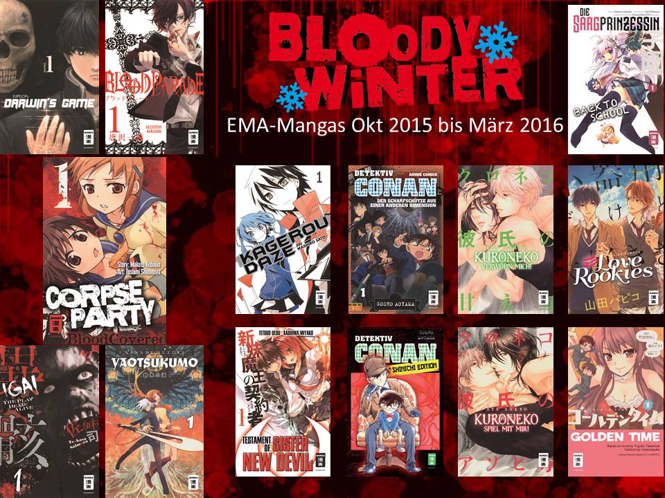 Egmont Manga Winter 2015 2016 Neuheiten