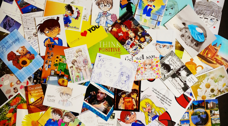 „Gute Besserung, Aoyama-sensei!“ EMA und ConanNews.org versenden über 100 Postkarten nach Japan! © Bild: Egmont Verlagsgesellschaften mbH / ConanNews.org